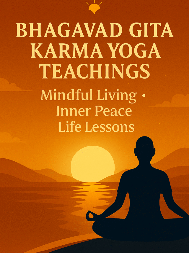 Bhagavad Gita Karma Yoga Teachings – Mindful Living, Inner Peace & Life Lessons